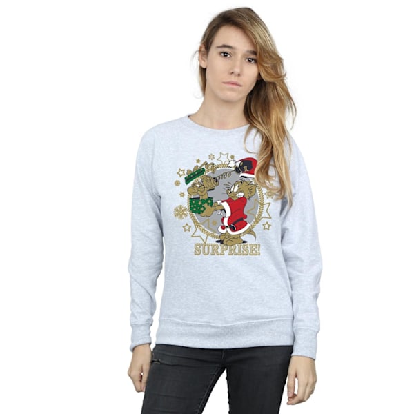 Tom And Jerry Dam/Damer Jul Överraskning Sweatshirt M Heather Grey Heather Grey M