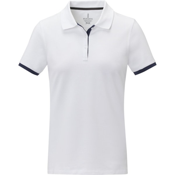 Elevate Womens/Ladies Morgan Kortärmad Polotröja XXL Vit White XXL