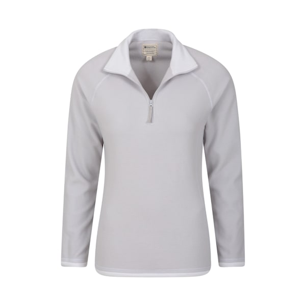 Mountain Warehouse Dam/Dam Montana Fleece Tröja med Halv Dragkedja Storlek 16 Grey 16 UK