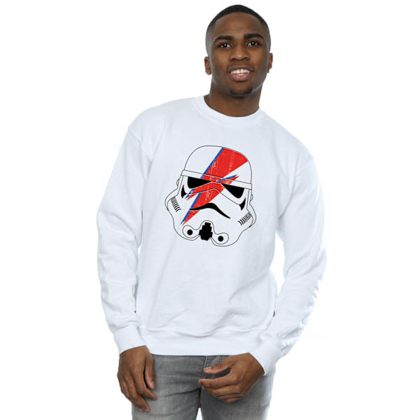 Star Wars Herr Command Stormtrooper Sweatshirt M Vit White M