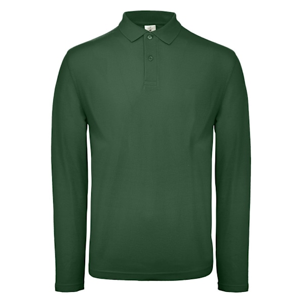 B&C ID.001 Herr Långärmad Polo (2-pack) XS Racing Green Racing Green XS