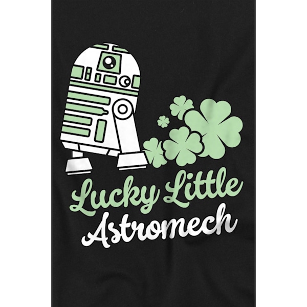 Star Wars Barn/Barn Lucky Astromech St Patricks Day T-shirt Black 12-13 Years