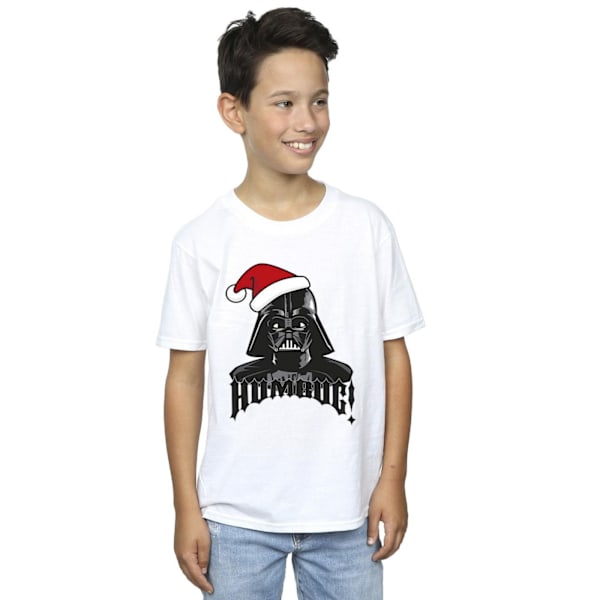 Star Wars Boys Episode IV: A New Hope Darth Vader Humbug T-Shirt White 3-4 Years
