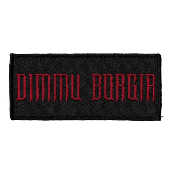 Dimmu Borgir Logotyp Patch One Size Svart/Röd Black/Red One Size