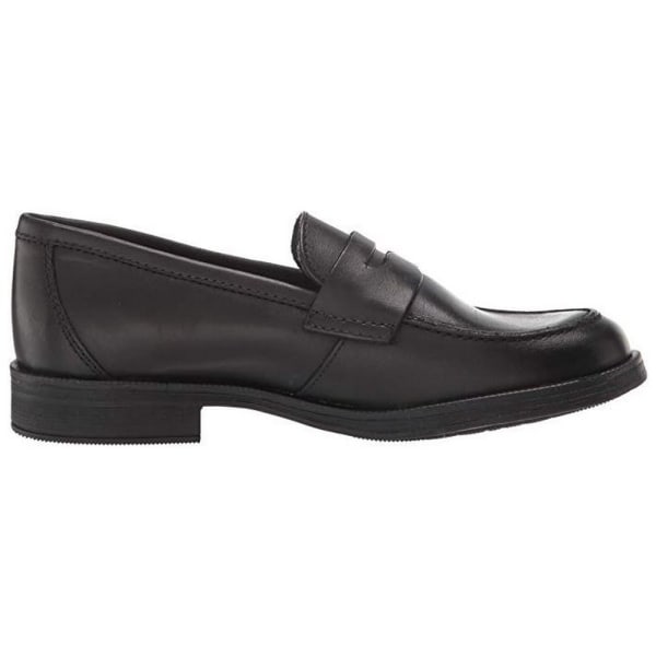 Geox Flickor Agata D Slip On Lädersko 1.5 UK Barn Svart Black 1.5 UK Child