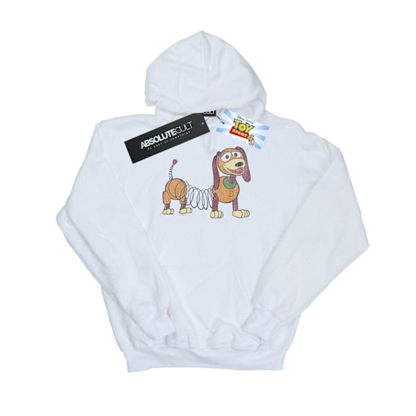 Disney Pojkar Toy Story 4 Slinky Pose Hoodie 7-8 År Vit White 7-8 Years