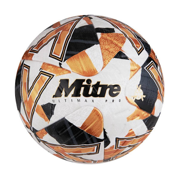 Mitre Ultimax Pro 2024 Fotboll 5 Vit/Svart/Orange White/Black/Orange 5