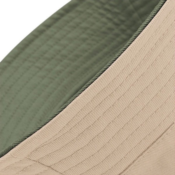 Beechfield Unisex Klassisk Vändbar Hinkhatt LXL Olivgrön Olive Green/ Stone LXL