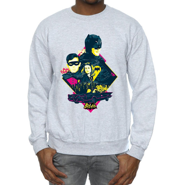 DC Comics Herr Batman TV-serie Karaktär Pop Art Sweatshirt XX Sports Grey XXL