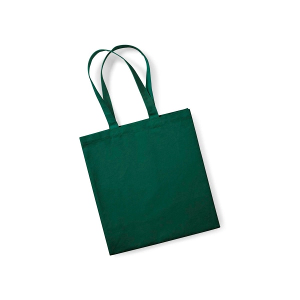 Westford Mill Cotton Classic Shopper Bag (21 liter) One Size B Bottle Green One Size