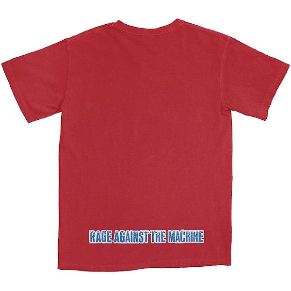 Rage Against the Machine Unisex Vuxen Stor E Ryggtryck Bomull T-shirt Red XL