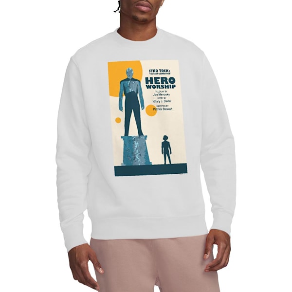 Star Trek Unisex Vuxen The Next Generation Säsong 5 Avsnitt 11 White M
