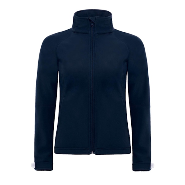 B&C Dam Premium Softshelljacka med huva (vindtät, vattentät och andningsbar) Navy Blue M