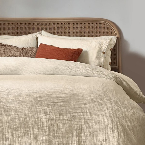 Yard Lark Muslin Bomullstäcke Set Singel Naturlig Natural Single