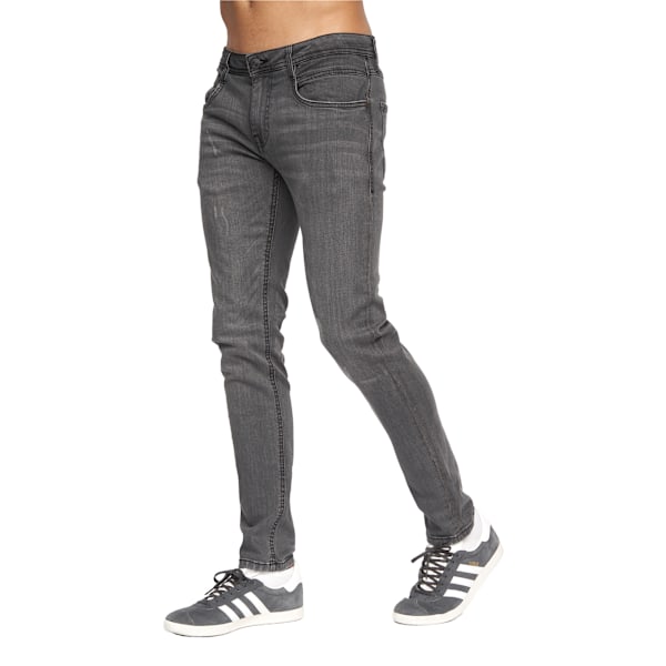 Duck and Cover Tranfold Slim Jeans för Herr 32R Mellangrå Mid Grey 32R