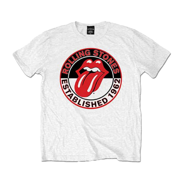 The Rolling Stones Unisex Adult Est. 1962 T-shirt i bomull 5XL Wh White 5XL