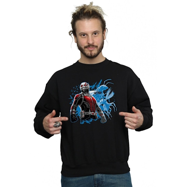 Ant-Man Herr Stående Bomullströja M Svart Black M