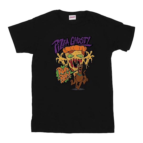 Scooby Doo Pojkar Pizza Ghost T-shirt 9-11 år Svart Black 9-11 Years