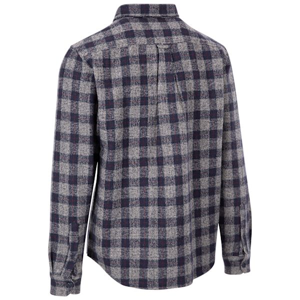 Trespass Herr Portlaw Rutig Skjorta 3XL Grå/Blå Grey/Blue 3XL
