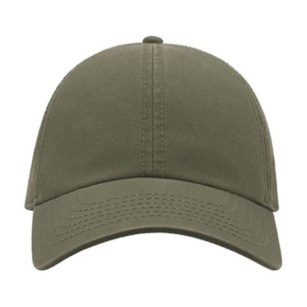 Atlantis Action 6 Panel Chino Baseball Cap One Size Olive Olive One Size