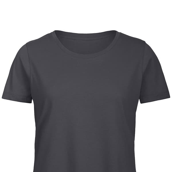B&C Dam/Dam Organic T-Shirt M Mörkgrå Dark Grey M