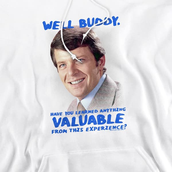 The Brady Bunch Herr Buddy Hoodie M Vit White M