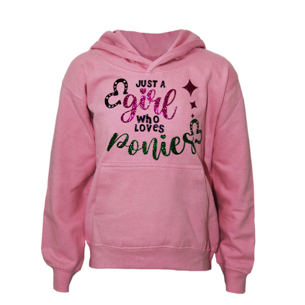 British Country Collection Barnkläder/Barn Just A Girl Who Loves Baby Pink 3-4 Years