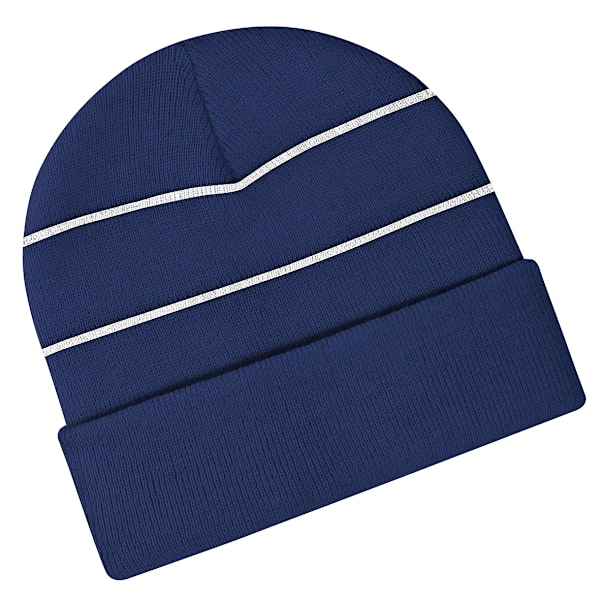 Beechfield Enhanced-viz Hi-Vis Stickad Vintermössa Storlek One Size Fren French Navy One Size