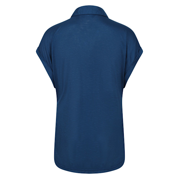 Regatta Dam/Kvinnor Lupine Krage T-Shirt 12 UK Blå Opal Blue Opal 12 UK