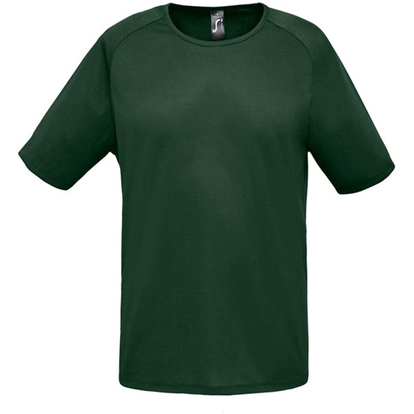 SOLS Sportig kortärmad Performance T-shirt för män XXS Svart Black XXS