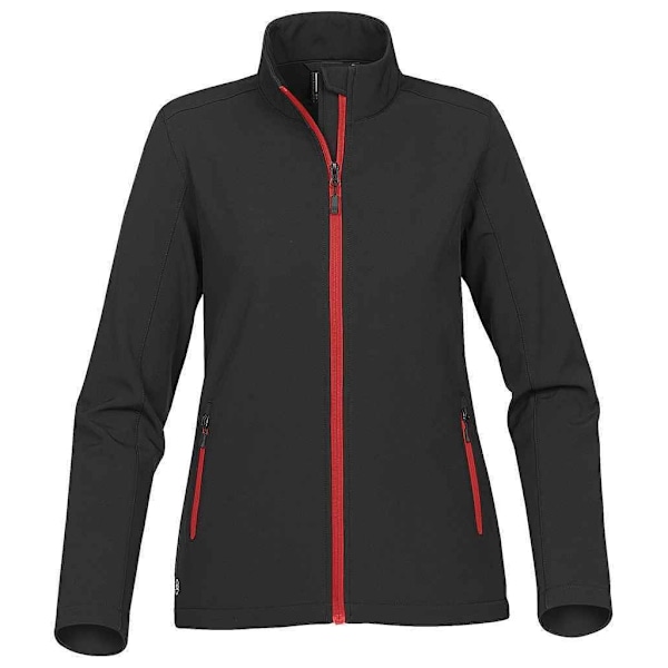 Stormtech Dam/Kvinnor Orbiter Softshell Jacka XXL Svart/Ljusröd Black/Bright Red XXL