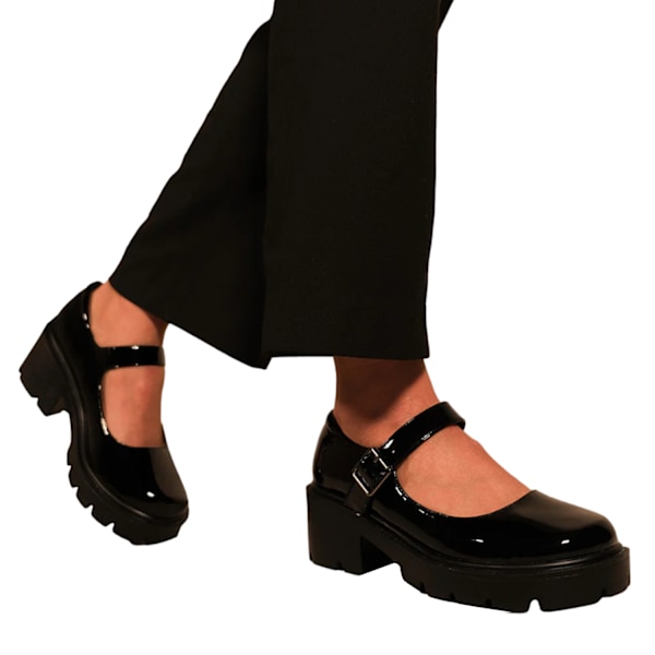 Where's That From Dam/Dam Rylee Retro Blockklack Mary Jan Black 8 UK