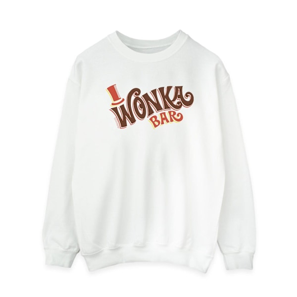 Willy Wonka Dam/Dam Bar Logo Sweatshirt L Vit White L