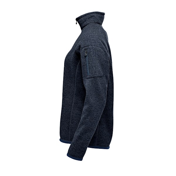 Stormtech Dam/Kvinnor Avalante Heather Kvarts Dragkedja Fleece Topp Black S