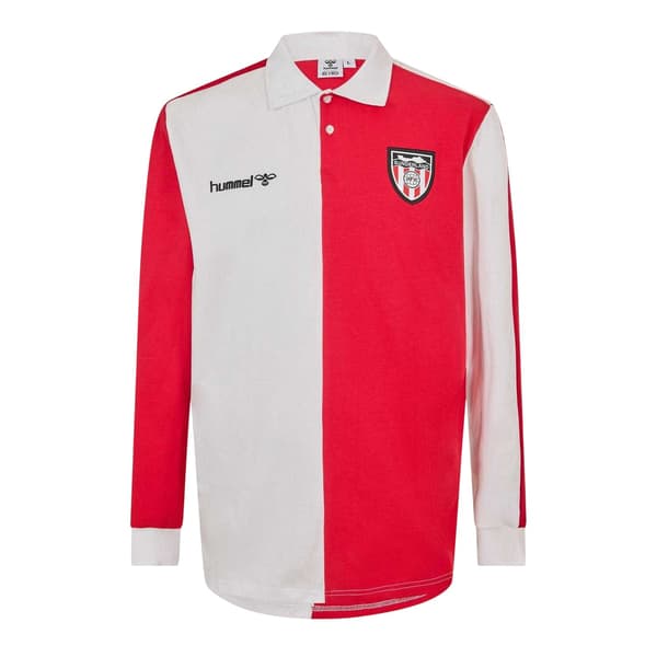 Hummel Herr Sunderland AFC Retro Långärmad Fotbollströja M Red/White M