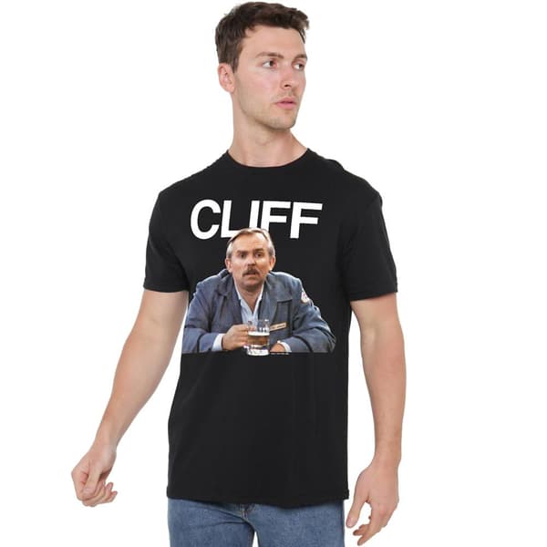 Cheers Herr Cliff Clavin T-Shirt S Svart Black S