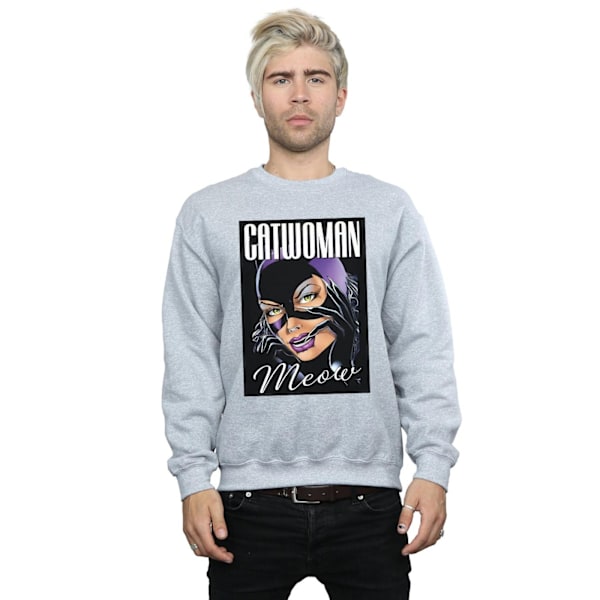 DC Comics Herr Batman Catwoman Feline Fatale Sweatshirt S Sport Sports Grey S