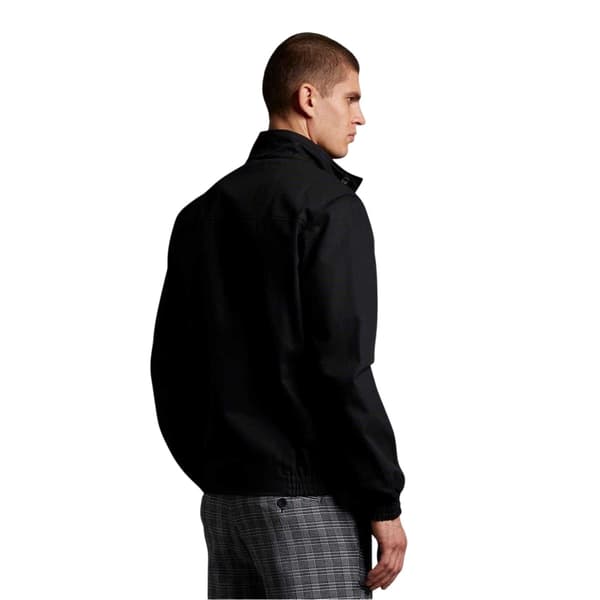 Lyle & Scott Harringtonjacka för män M Svart Black M