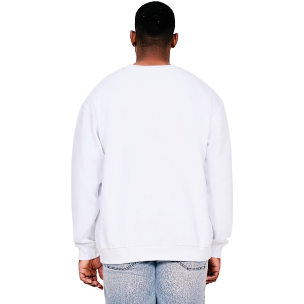 Casual Classics Herr Ringspun Bomull Oversized Sweatshirt S Vit White S