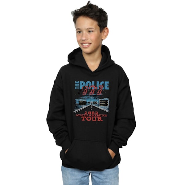 The Police Boys North American Tour V2 Hoodie 7-8 år Svart Black 7-8 Years