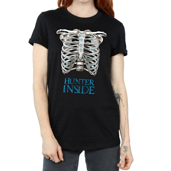 Supernatural Dam/Damer Hunter Inside Bomull Boyfriend T-Shi Black M