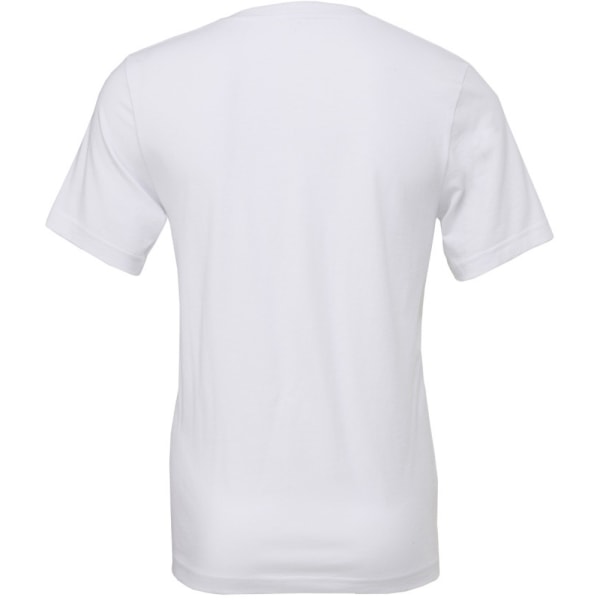 Canvas Herr Jersey Kortärmad V-ringad T-shirt XL Vit White XL
