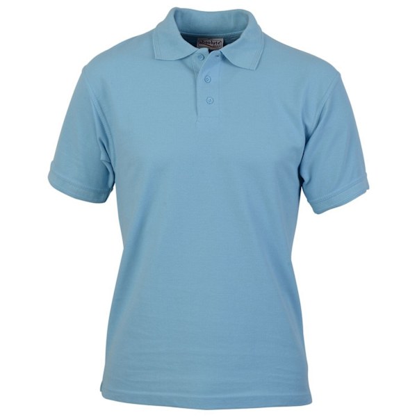 Absolute Apparel Precision Pikétröja för Män 7XL Ljusblå Light Blue 7XL