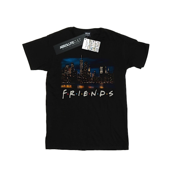 Friends Mens New York Skyline Foto T-Shirt L Svart Black L