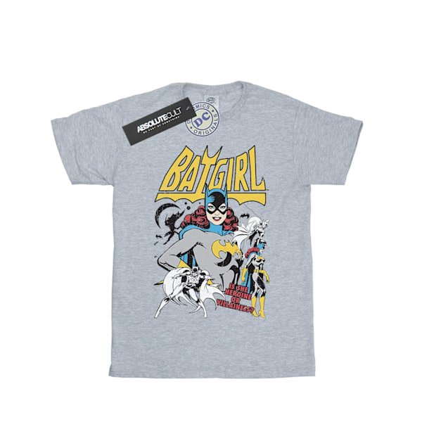 DC Comics Batgirl Hjältinna eller Skurk T-shirt 3XL Sport Sports Grey 3XL