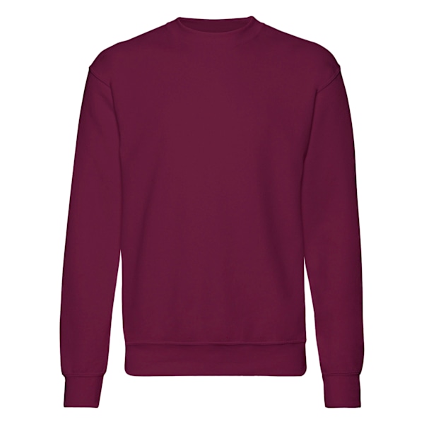 Fruit Of The Loom Mens Set-In Belcoro® Garn Sweatshirt 3XL Burg Burgundy 3XL