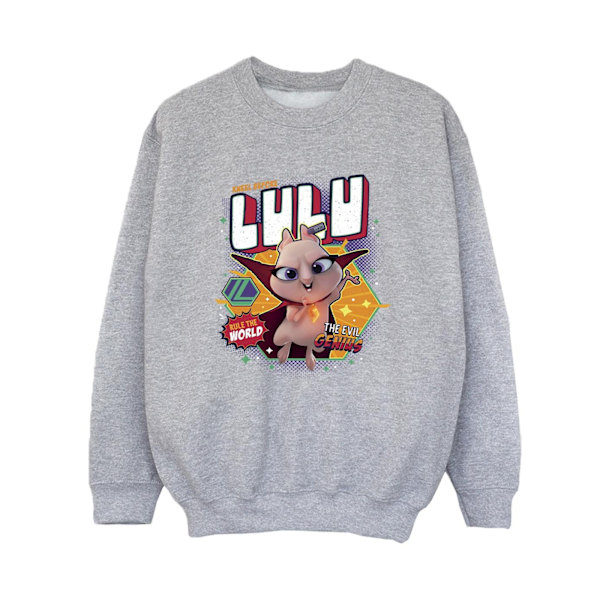 DC Comics Boys DC League Of Super-Pets Lulu Evil Genius Sweatshirt Sports Grey 3-4 Years