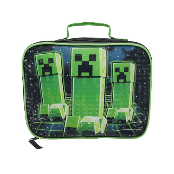 Minecraft Creeper Lunch Box One Size Grön/Svart Green/Black One Size
