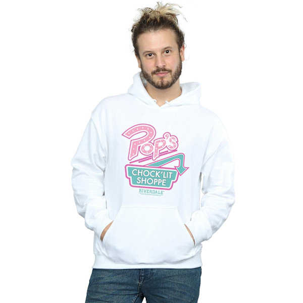 Riverdale Pops Logo Hoodie 3XL Vit White 3XL