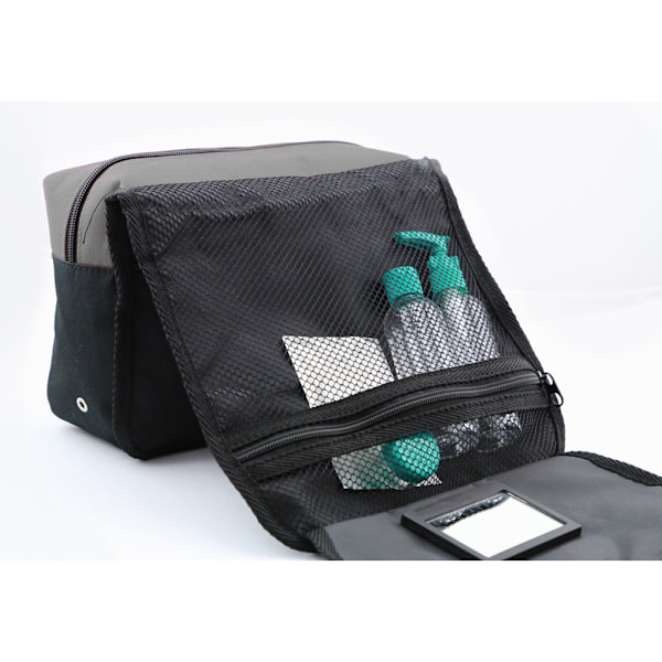 Shugon Bristol hopfällbar resetoalettväska - 4 liter One Size Dark Grey/Black One Size